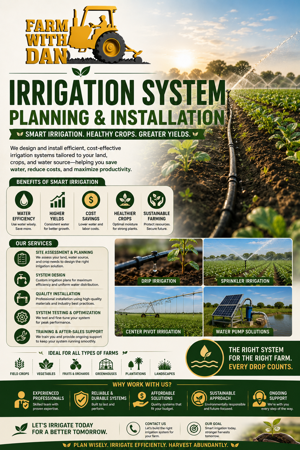 irrigation system planning & installation