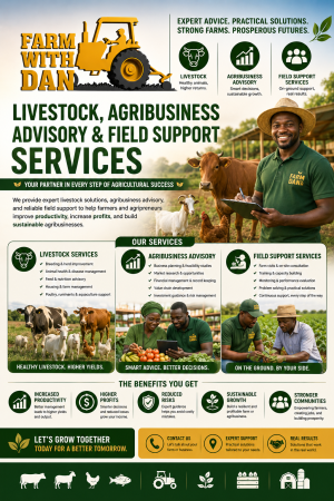 livestock, agribusiness advisory & field support services